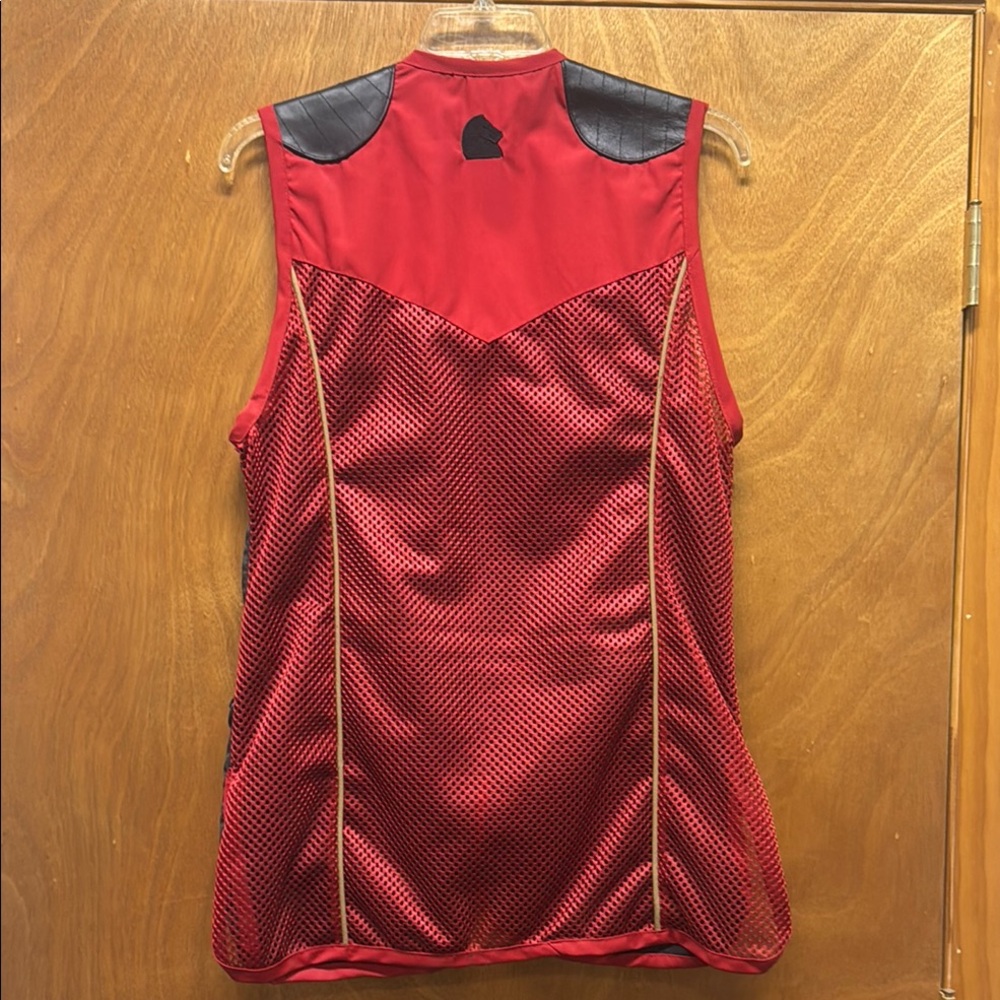 Caesar Guerini Red and Black Shooting Vest - Picture 5 of 7